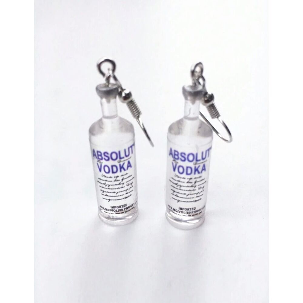 Absolute Vodka Statememt Earrings